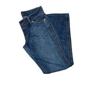 Wrangler Jeans Women 7/8 x 32 Mae Premium Patch Boot Cut Mid Rise Western Rodeo